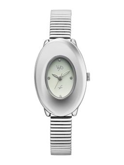 Fastrack - Vyb Runway Quartz Lt Green Dial Silver Stainless Steel Strap (FV60121SM01W) (M)