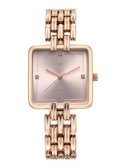 Fastrack - Vyb Minimalist Quartz Pink Dial Rose Gold Alloy Strap (FV60122WM01W) (M)