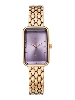 Fastrack - Vyb Aurora Quartz Purple Dial Rose Gold Alloy Strap (FV60128WM01W) (M)