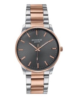 Sonata - Poze 8 Quartz Grey Dial Ip Rose Gold Stainless Steel Strap (SP70053KM02W) (M)
