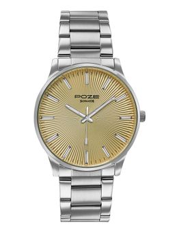Sonata - Poze 8 Quartz Yellow Dial Ips Stainless Steel Cut Folded Strap (SP70053SM02W) (M)