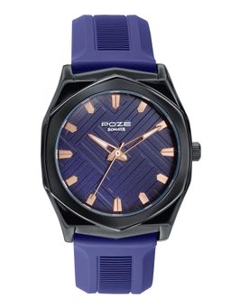 Sonata - Poze 8 Quartz Dark Blue Dial Dark Blue Silicon Strap (SP70107NP01W) (M)