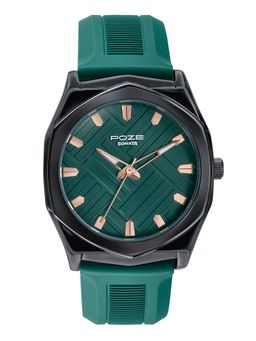 Sonata - Poze 8 Quartz Green Dial Green Silicon Strap (SP70107NP02W) (M)