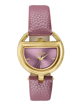 Sonata - Poze 8 Quartz Purple Dial Purple Pu Leather Strap (SP80159YL01W) (M)