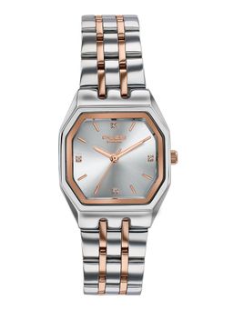 Sonata - Poze 8 Quartz Silver Dial Ip Rose Gold Stainless Steel Strap (SP80164KM01W) (M)