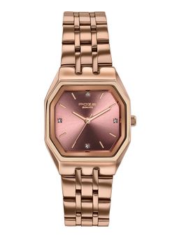 Sonata - Poze 8 Quartz Pink Dial Ip Rose Gold 304Ss Sheet Metal Strap (SP80164WM01W) (M)