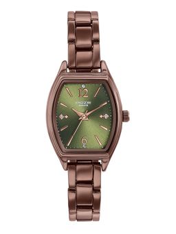 Sonata - Poze 8 Quartz Green Dial Ip Brown 304Ss Sheet Metal Strap (SP80166QM01W) (M)