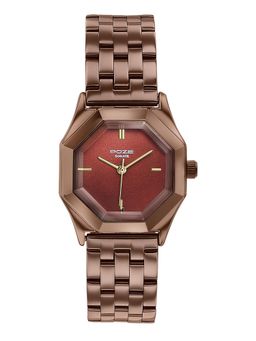 Sonata - Poze 8 Quartz Brown Dial Ip Brown 304Ss Sheet Metal Strap (SP80169QM01W) (M)