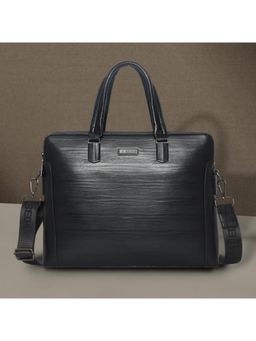 ESBEDA - Black Prestige Business Laptop Bag With Detachable Strap