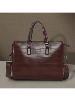 ESBEDA - Brown Corporate Pro Laptop Bag With Detachable Strap