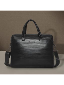 ESBEDA - Black Urban Classic Laptop Bag With Detachable Strap