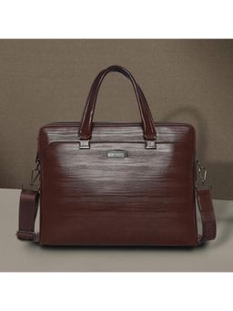 ESBEDA - Brown Urban Classic Laptop Bag With Detachable Strap