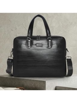 ESBEDA - Black Daily Office Laptop Bag With Detachable Strap