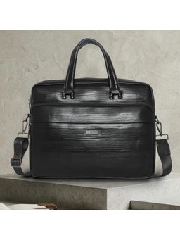 ESBEDA - Black Frontline Pro Laptop Bag With Detachable Strap (M)