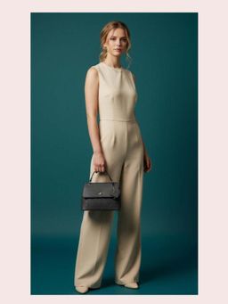 CrossKulture - Women Structured Handheld Handbag With Detachable Strap - Black