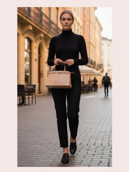 CrossKulture - Women Structured Handheld Handbag With Detachable Strap - Beige