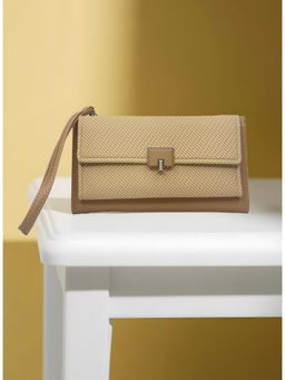 CrossKulture - Women Gold Textured Wallet