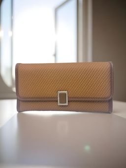 CrossKulture - Women Brown Textured Wallet
