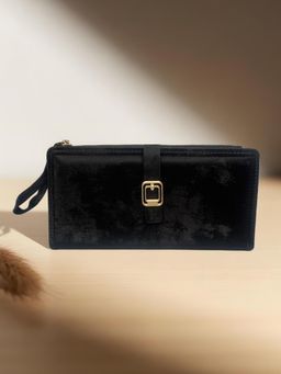 CrossKulture - Women Black Solid Wallet