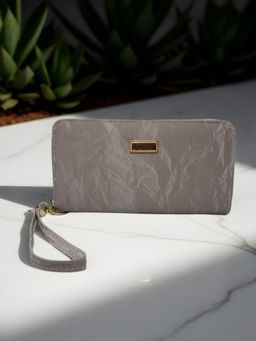 CrossKulture - Women Grey Solid Wallet