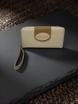 CrossKulture - Women Cream Solid Wallet
