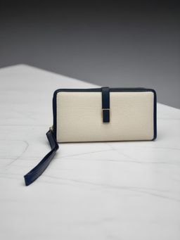 CrossKulture - Women Cream Textured Wallet