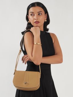 THE GUSTO - Women Orbit Sling Bag - Beige