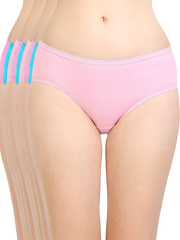 Bodycare - Women's Combed Cotton Assorted Hipster Panty (Pack of 9)