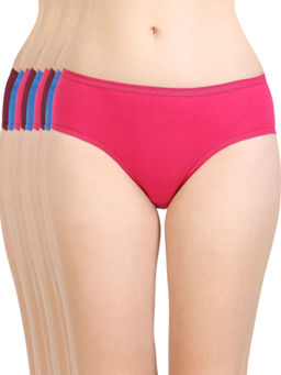 Bodycare - Women's Combed Cotton Assorted Hipster Panty (Pack of 9)