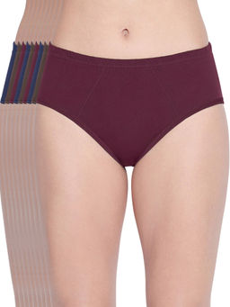 Bodycare - Women's Combed Cotton Assorted Hipster Panty (Pack of 9)