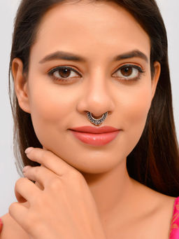 Silvermerc Designs - Set of 4 Silver Plated Septum Ring