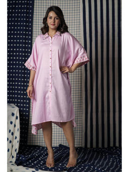 NAVYAS FASHION - Pink Shirt Kaftan