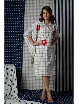 NAVYAS FASHION - Applique Handloom Khari Kaftan