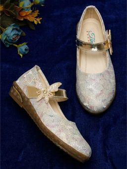 Tiny Bugs - Girls Party Wear Ballerinas - Multi-Color