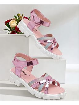 Tiny Bugs - Girls Pink Sandals