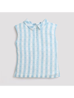 TINY GIRL - Printed Tops Blue