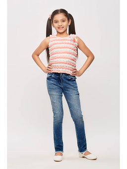 TINY GIRL - Self Design Tops Pink