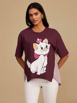 Kazo - Disney Aristocrat Mix Media Top