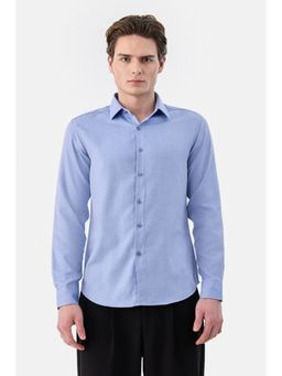 Snitch - Light Blue Slim Formal Shirt for Men