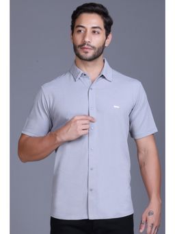 Parcel Yard - Mens Light Grey Casual Shirt