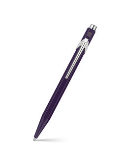 CARAN D'ACHE - 849 Violet Jaune Fluo Ballpoint Pen - Dark Violet