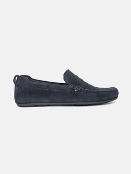 Tommy Hilfiger - Men Solid Navy Blue Loafers
