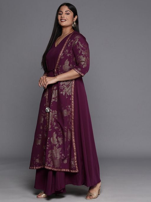 chinese dress ladies Buy Rangavali Cotton Silk Latest Ethnic Wear for Women Wedding Dresses |  Double Layered 1 Piece Arankali Fit Ethnic Party Dress