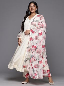 A plus by Ahalyaa - Ahalyaa Women Regular Gotta Patti Anarkali Kurta Set