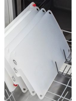 Zyliss - 4 in 1 Chopping Board For thinKitchen, Cutting Board, White