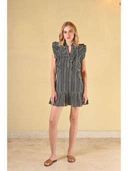 MIRIPRET - Anglaise Black Dress