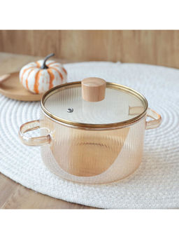 USHA SHRIRAM - Borosilicate Pot Amber Bye06-Amb