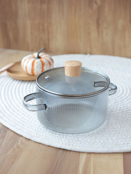 USHA SHRIRAM - Borosilicate Pot Grey Bye06-Gry