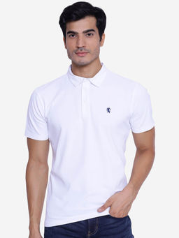 Red Tape - Men's White Collared T-Shirt