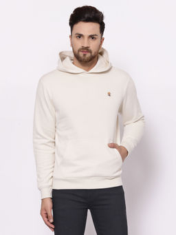 Red Tape - Mens Dull Off White Hoodies